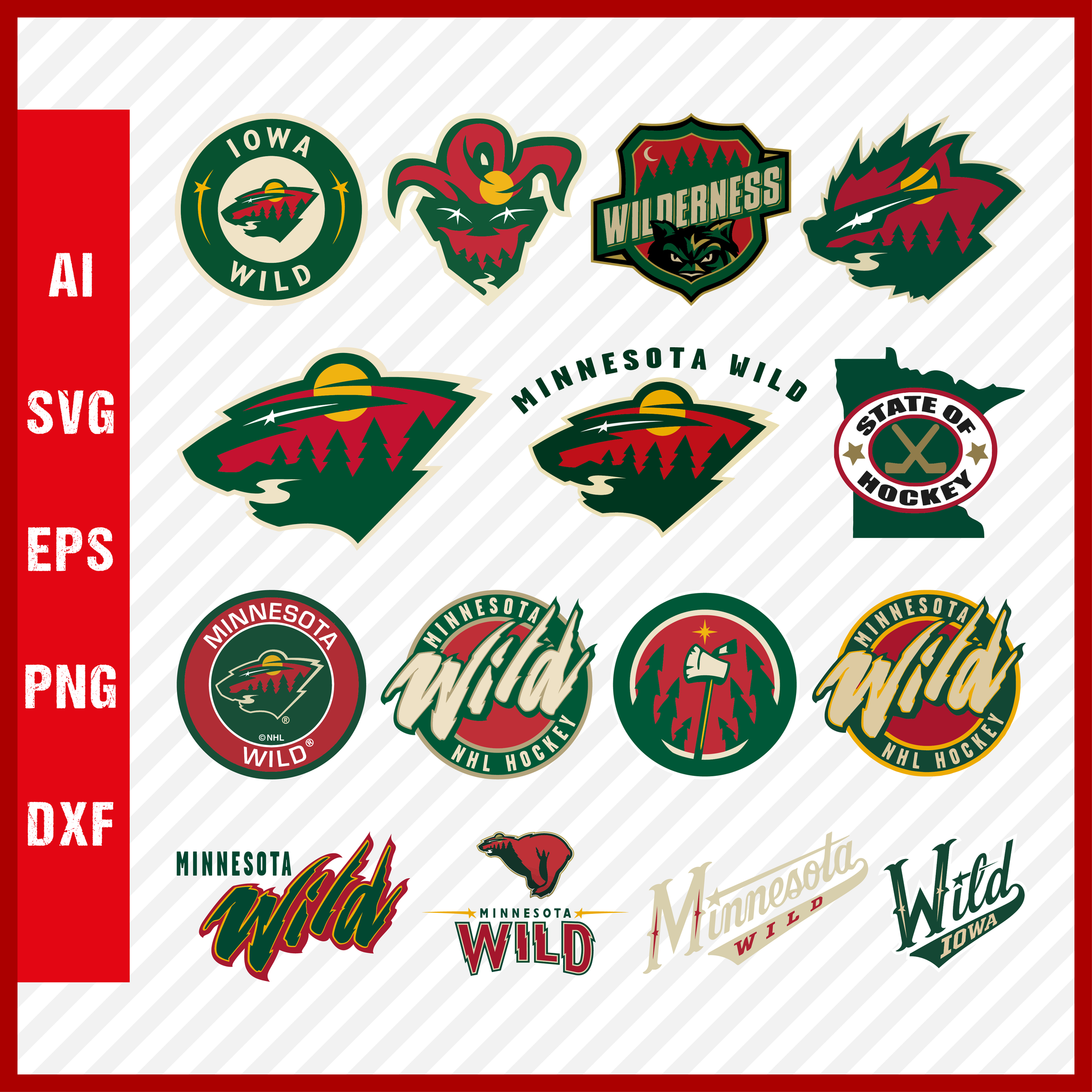 Minnesota wild  Minnesota wild, Wild hockey, Hockey logos