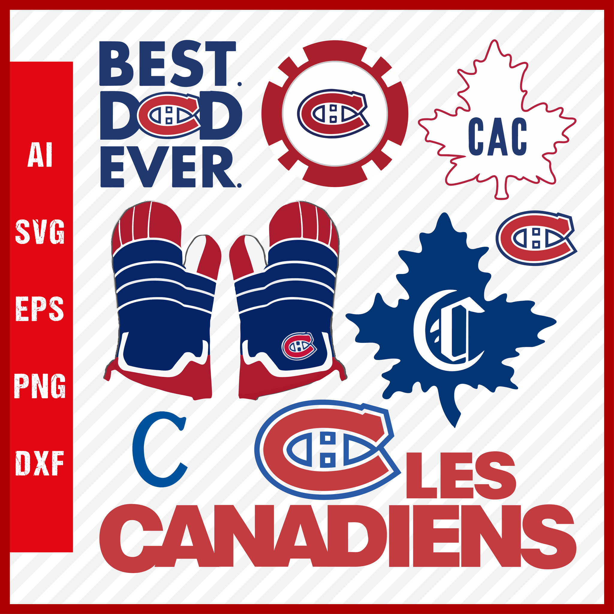 Montreal Canadiens Svg NHL National Hockey League Team Svg Logo Clipart Bundle