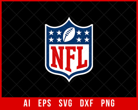 National Football Team Logo Clipart NFL SVG T-shirt Design SVG Cut File for Cricut Digital Download