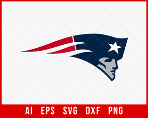 New England Patriots Silhouette NFL SVG Cut File for Cricut Digital Download