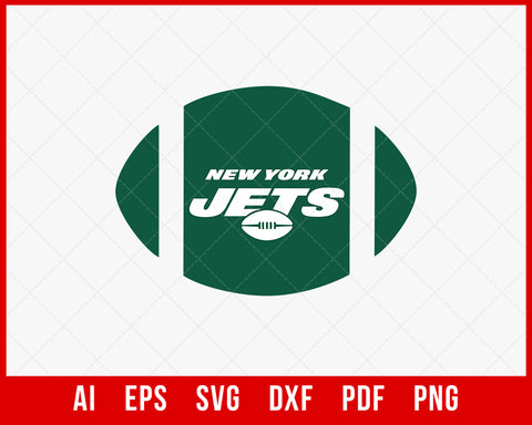 New York Jets Logo Clipart T-shirt Design SVG DXF Cut File for Cricut Digital Download