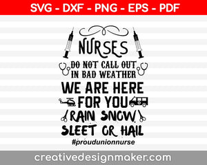 Nurse Do Not Call Out svg Nurse Svg Dxf Png Eps Pdf Printable Files