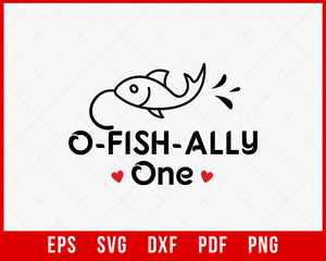 O Fish Ally One Funny T-shirt Design Digital Download File