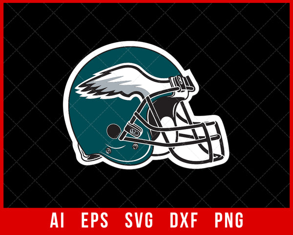 Eagles Helmet Clipart Sports Football SVG