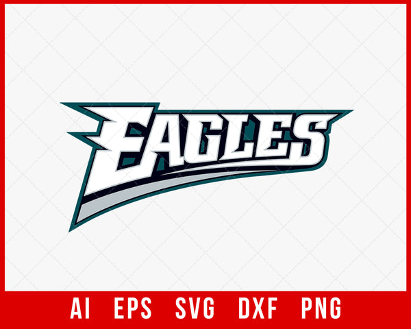 Philadelphia Eagles logo Digital File (SVG cutting file + pdf+png+dxf)
