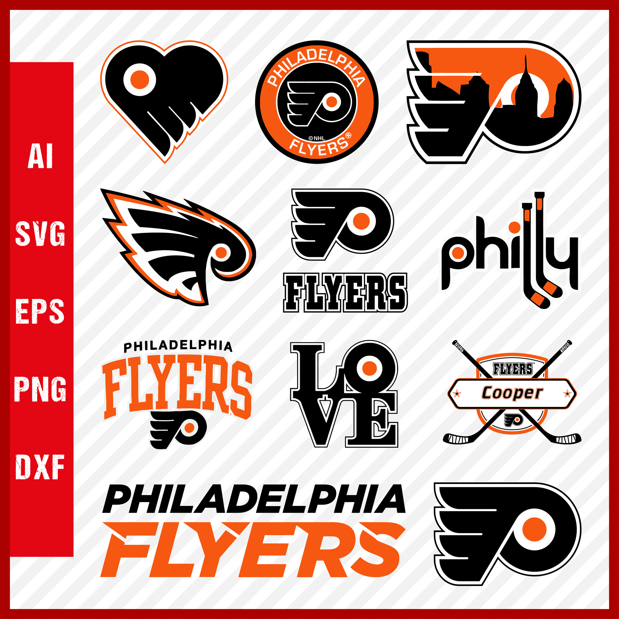 philadelphia flyers logo vector