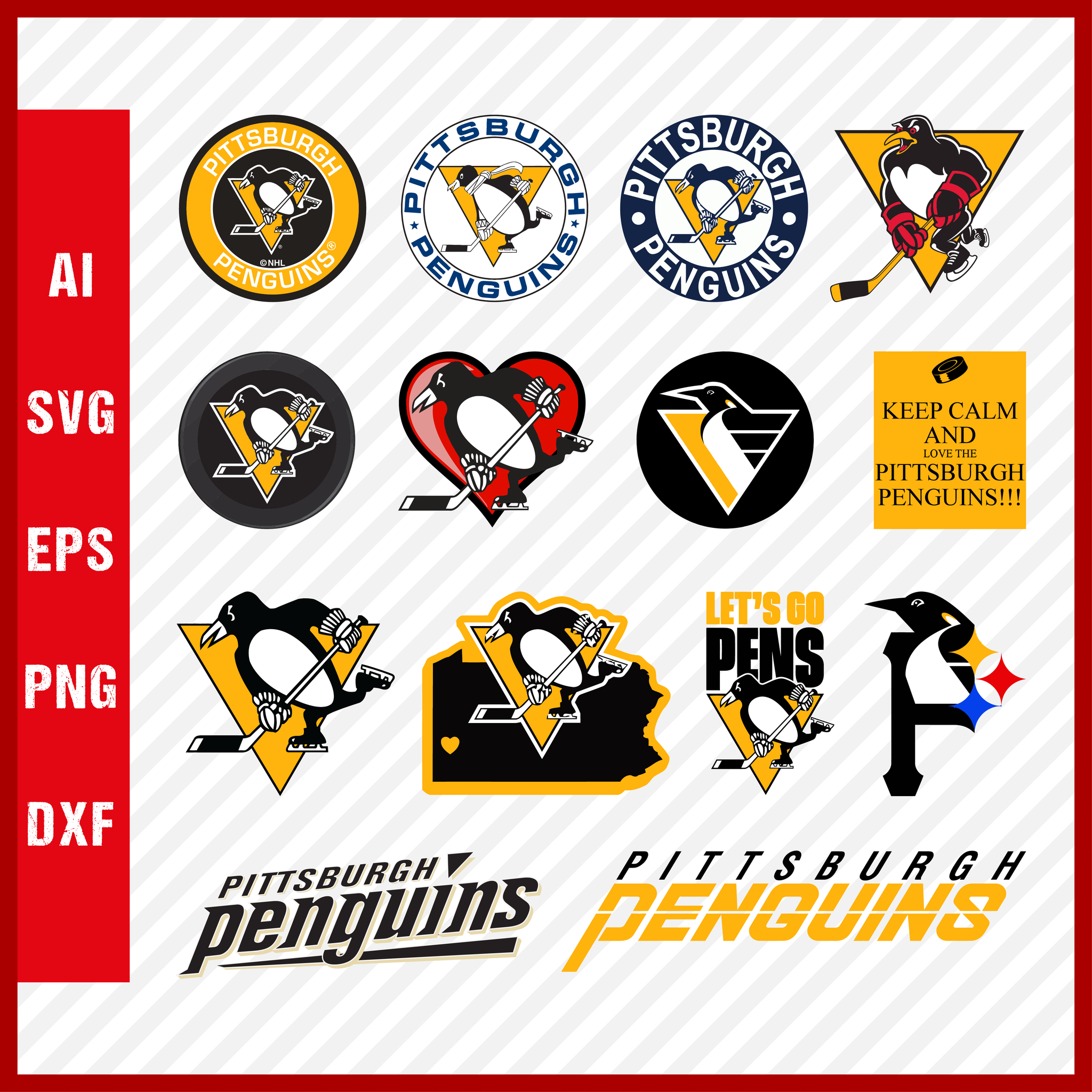 Pittsburgh Penguins Team Logo SVG, Pittsburgh Penguins