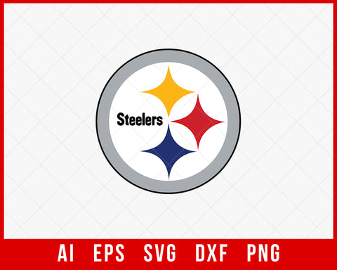 Pittsburgh Steelers DXF Cutting File Silhouette NFL SVG Cut File for Cricut Digital Download