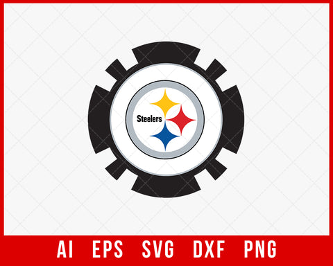 Pittsburgh Steelers Logo Cricut T-shirt Print Silhouette NFL SVG Cut File for Cricut Digital Download