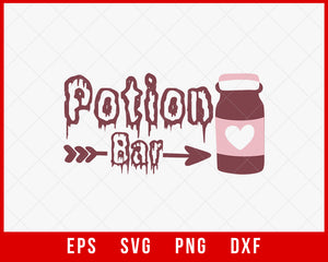 Potion Bar Witches Candy Funny Halloween SVG Cutting File Digital Download