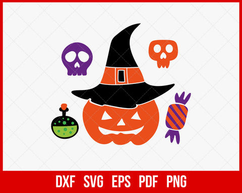 Pretty Team Pumpkin Spice Funny Halloween SVG Cutting File Digital Download