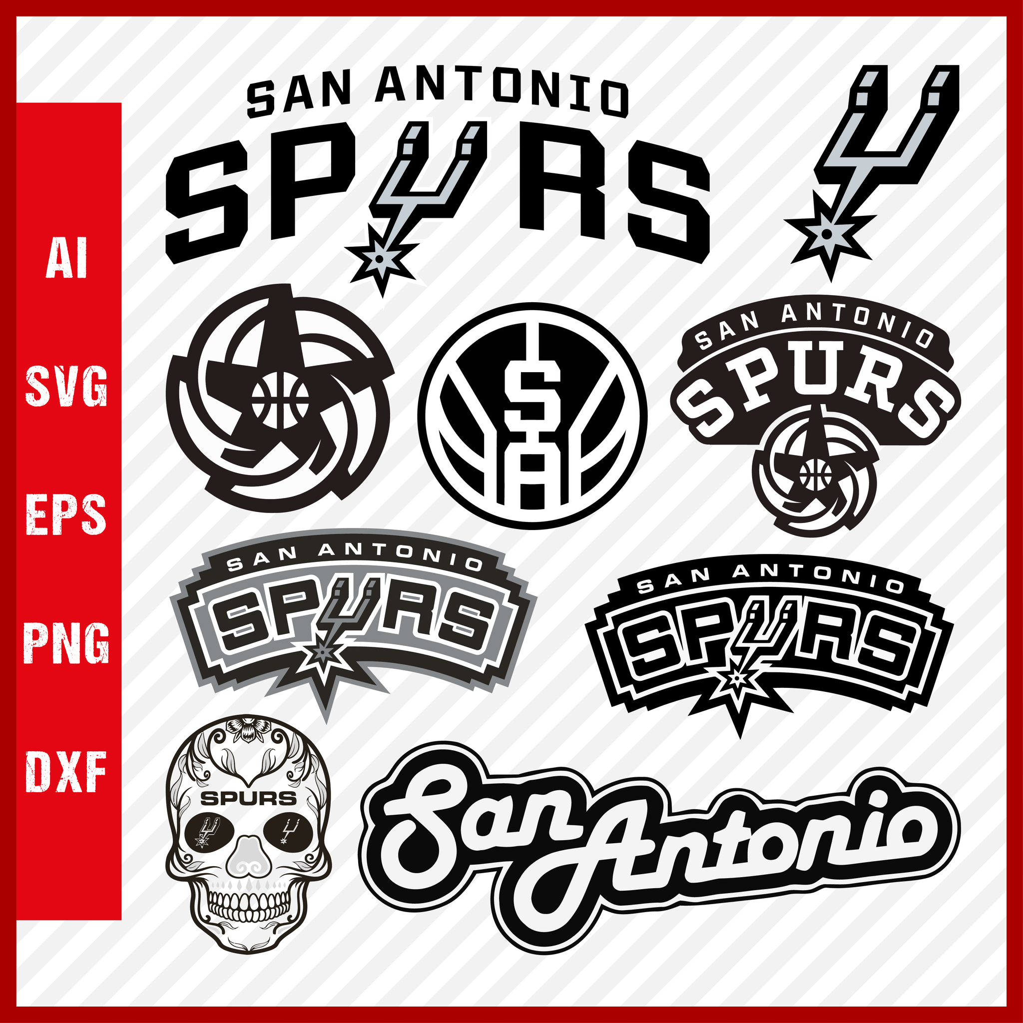 Learn How to Draw the San Antonio Spurs Logo NBA