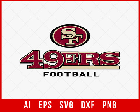 San Francisco 49ers Football SVG