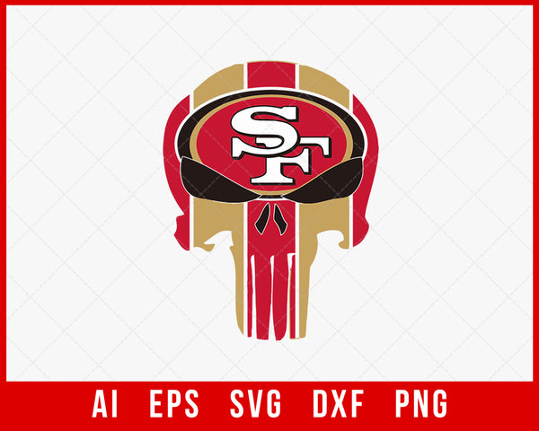 NFL San Francisco 49ers Logo Silhouette SVG Cut File for Cricut Digital  Download