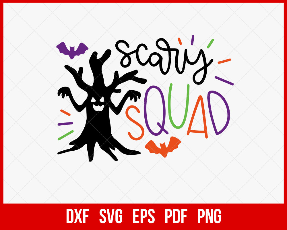 Scary Squad Michael Myers Funny Halloween SVG Cutting File Digital Download