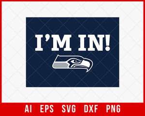 Seattle Seahawks logo Digital File (SVG cutting file + pdf+png+dxf)