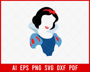 Disney Princess Snow White SVG Cut File for Cricut and Silhouette Digital Download