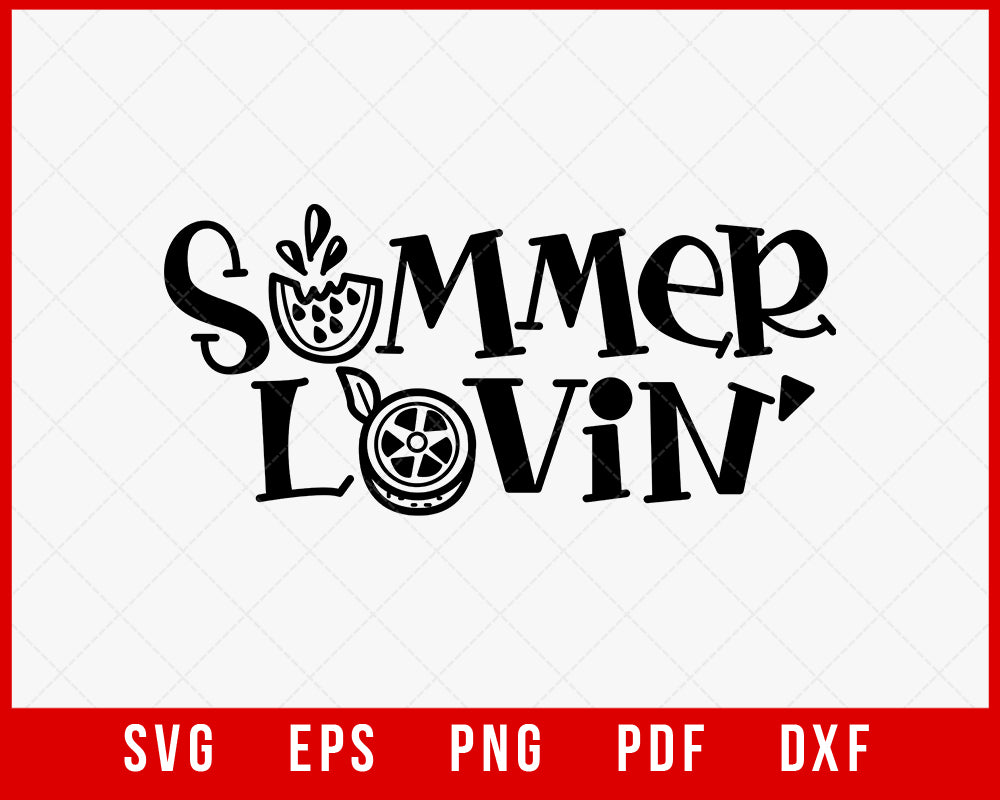 Summer Lovin’ T-shirt Design Digital Download File