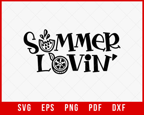 Summer Lovin’ T-shirt Design Digital Download File