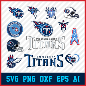 Tennessee Titans Svg Bundle, Titans Svg, Tennessee Titans Logo, Titans Clipart, Football SVG bundle, Svg File for cricut, Nfl Svg  • INSTANT Digital DOWNLOAD includes: 1 Zip and the following file formats: SVG, DXF, PNG, EPS, PDF  • Artwork files are perfect for printing, resizing, coloring and modifying with the appropriate software.