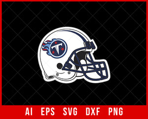 Tennessee Titans Helmet Clipart SVG Cut File for Cricut Digital Download