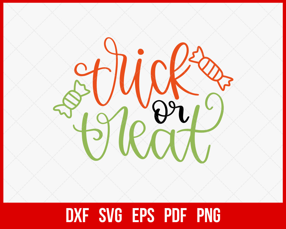 Trick or Treat Michael Myers Funny Halloween SVG Cutting File Digital Download