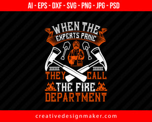 What You Call A Hero, I Call Just Doing My Job Firefighter Print Ready Editable T-Shirt SVG Design!