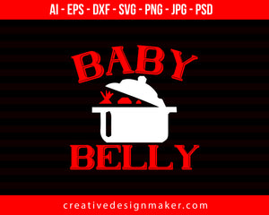 Baby Belly Couple Print Ready Editable T-Shirt SVG Design!