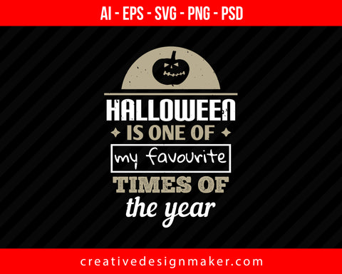 Halloween is one of my Print Ready Editable T-Shirt SVG Design!