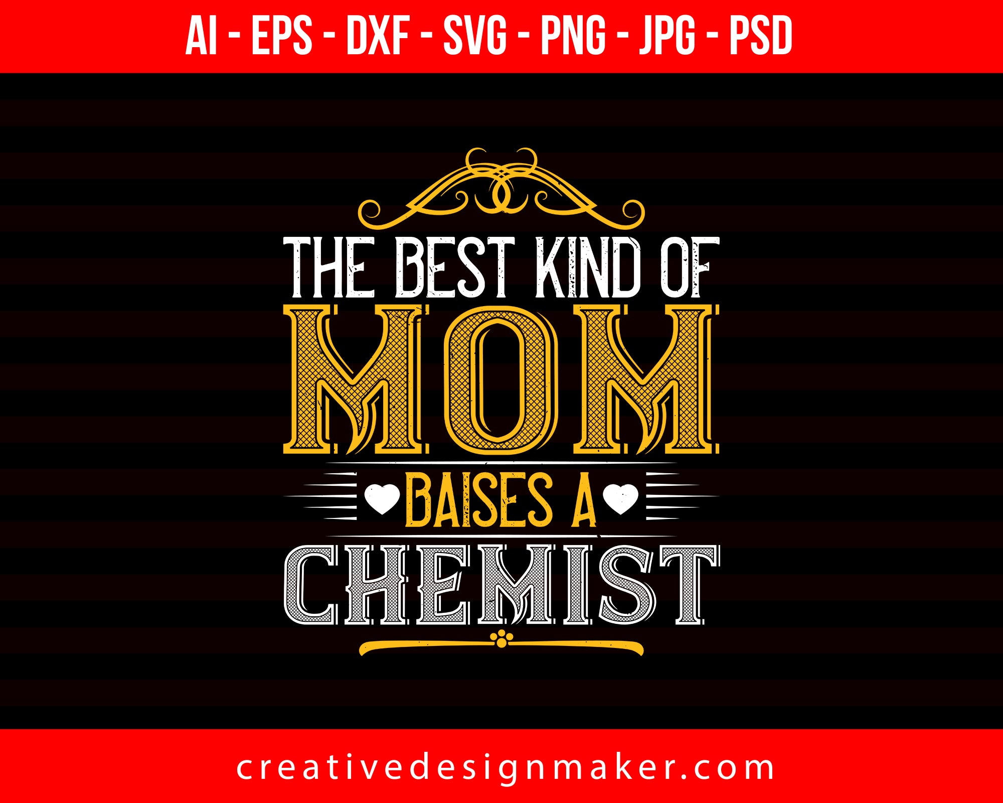 The Best Kind Of Mom Print Ready Editable T-Shirt SVG Design!