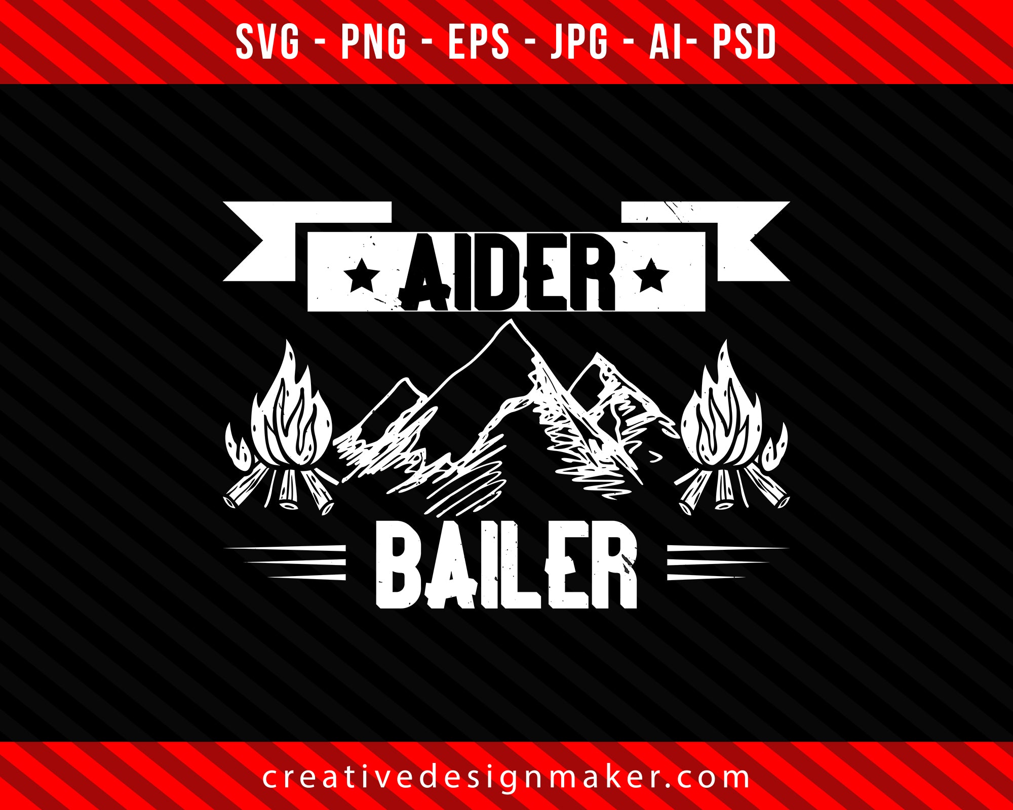 Aider Bailer climbing Big Walls Climbing Print Ready Editable T-Shirt SVG Design!