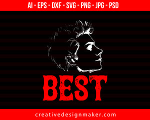 Best Couple Print Ready Editable T-Shirt SVG Design!