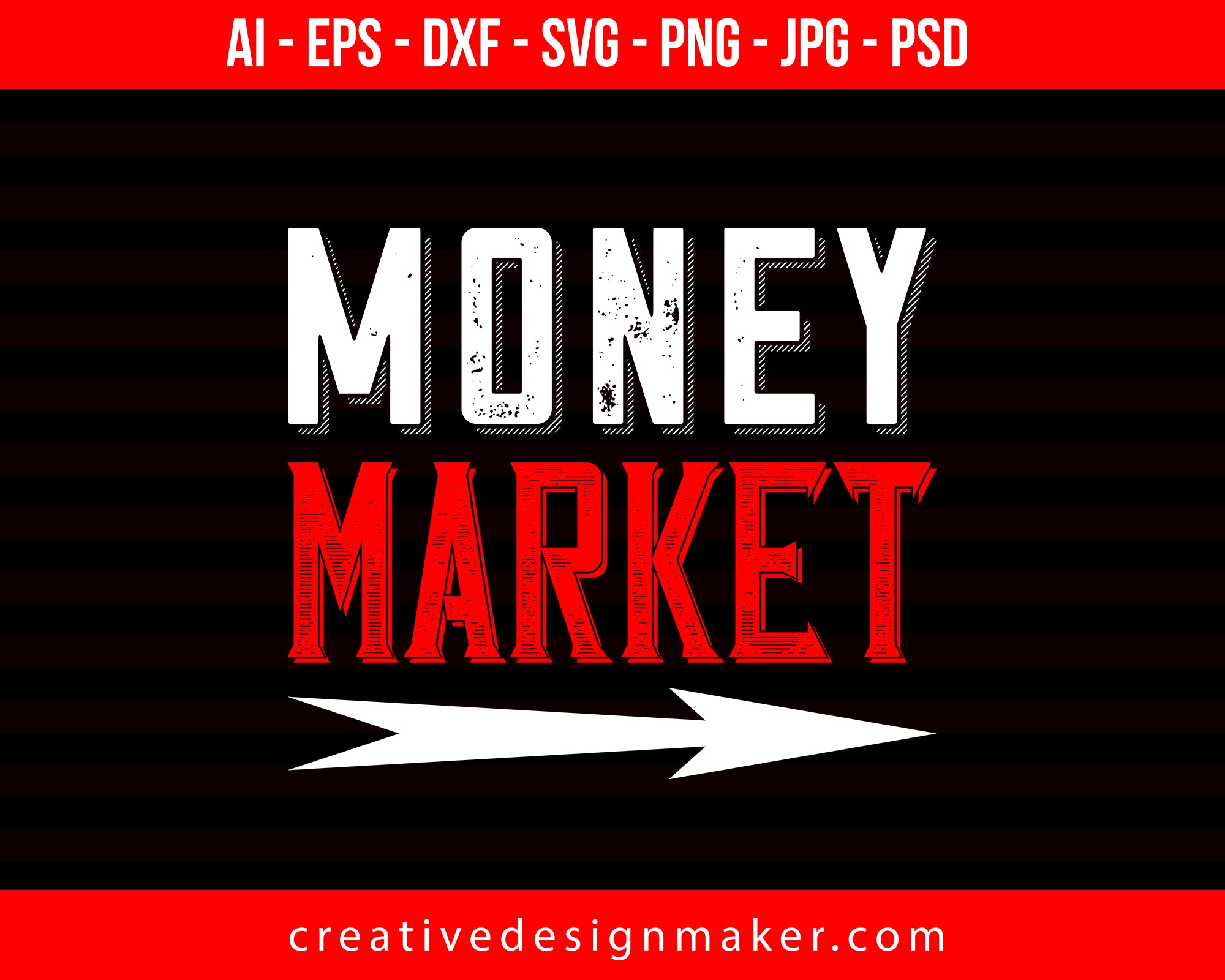 Money Market Couple Print Ready Editable T-Shirt SVG Design!