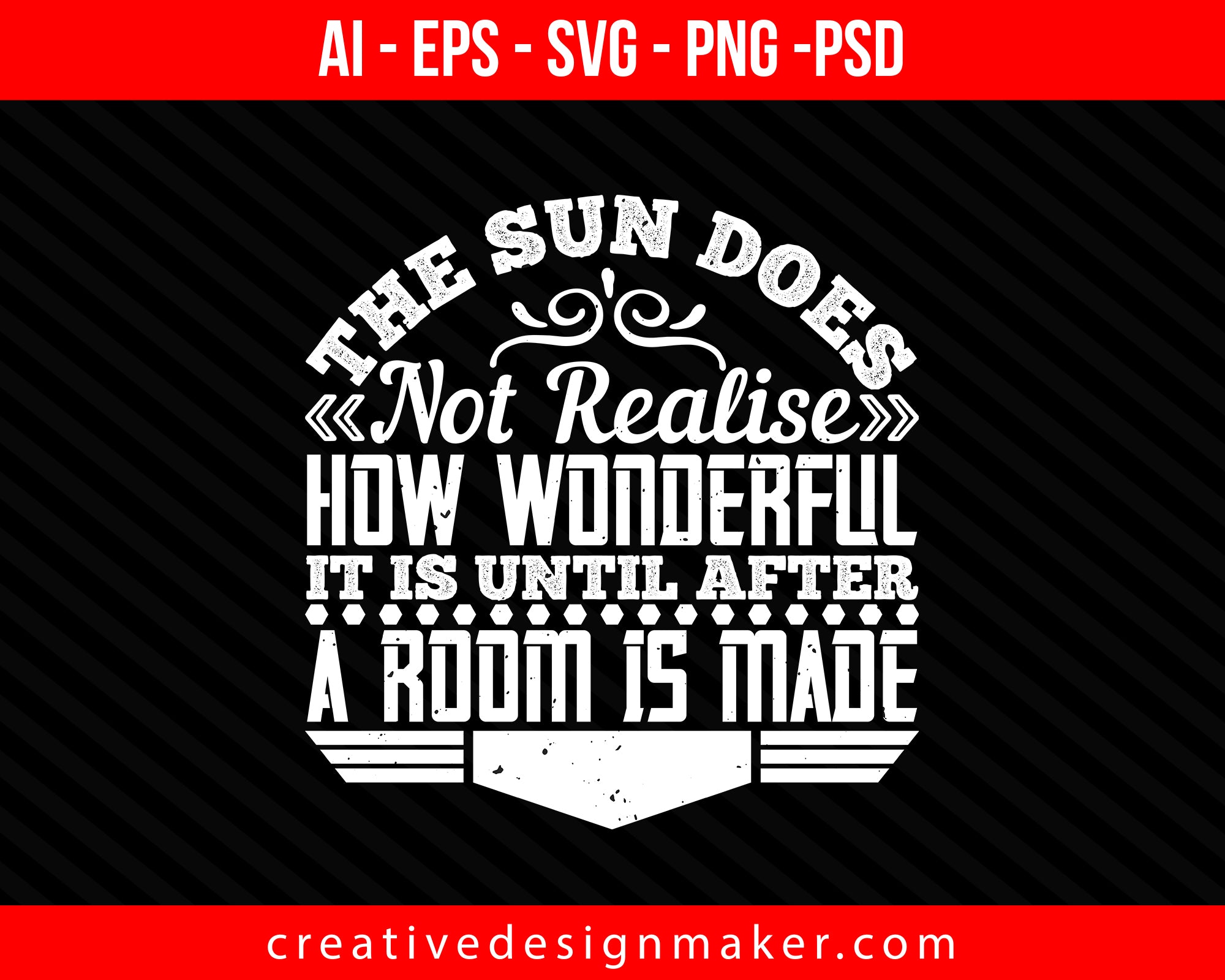 The Sun does not realise Architect Print Ready Editable T-Shirt SVG Design!