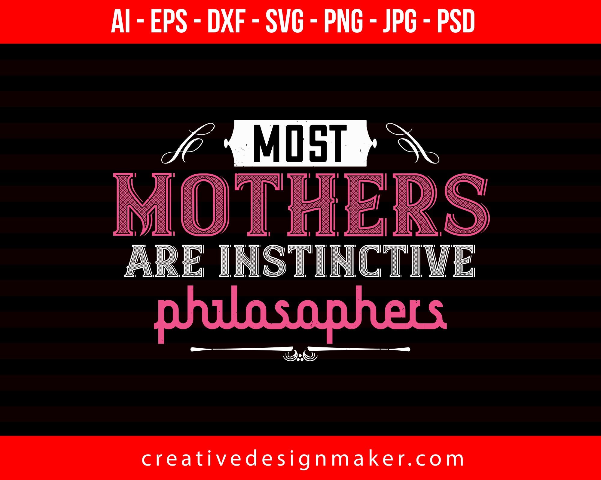 Most Mothers Mom Print Ready Editable T-Shirt SVG Design!