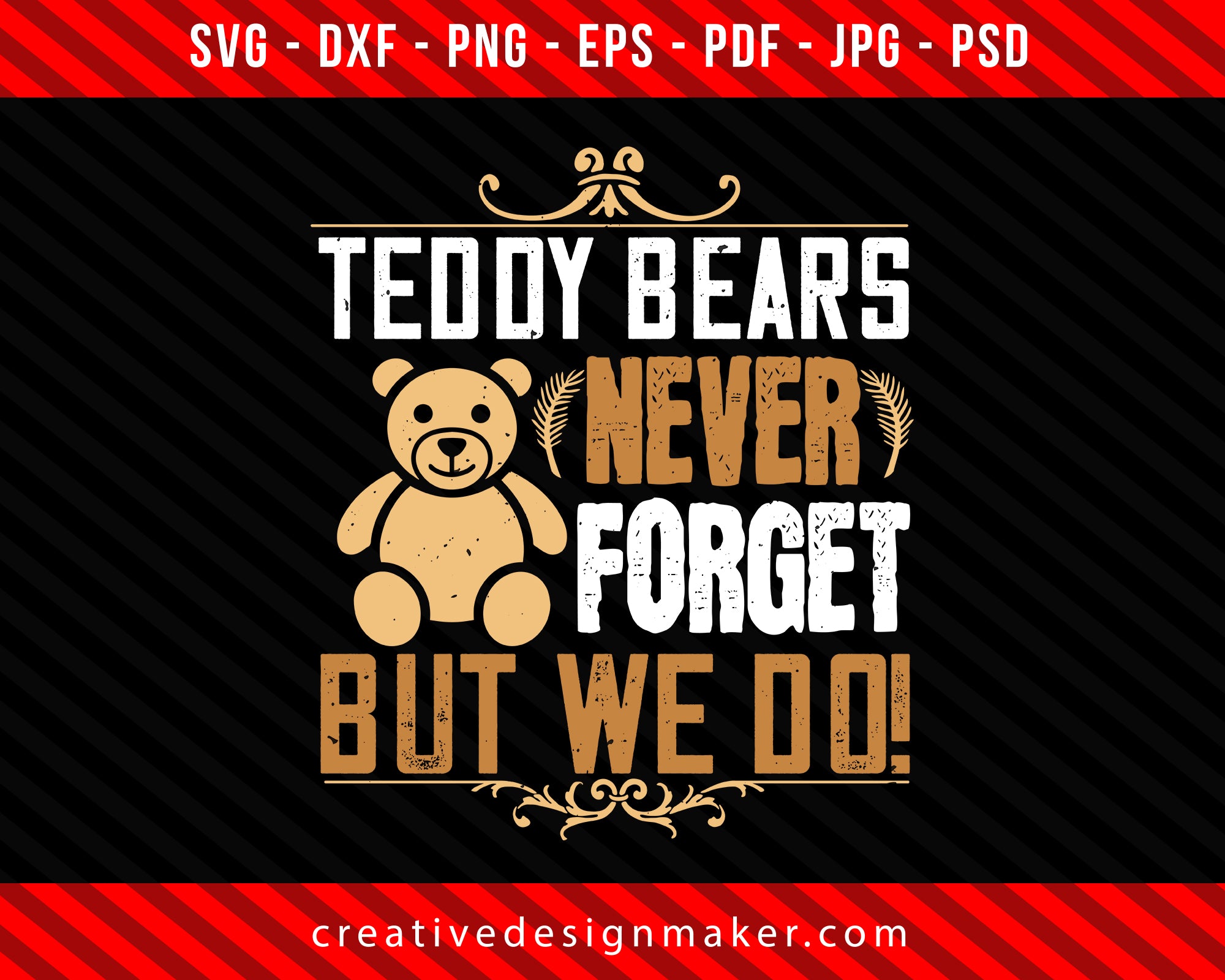 PEEKING TEDDY BEAR SVG cut file at