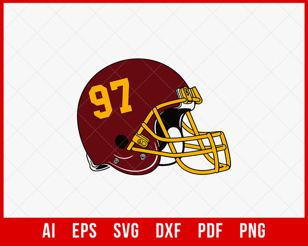 cricut cartridge with football helmet Washington Football Team Helmet SVG File for Cricut Maker and Silhouette Cameo Digital Download