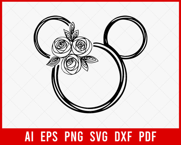 Minnie Mouse USA SVG file - SVG cut files.com