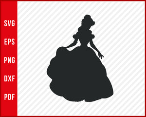 Princess Silhouettes Disney svg