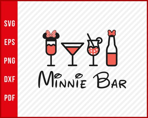Minnie Bar Disney svg